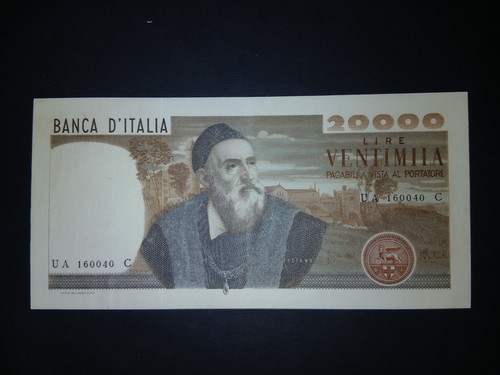 20000 lire tiziano - lire,