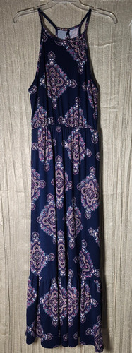 Maxi abito paisley medaglione - maxi,
