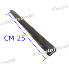 TUBO CM 25 ACCIAIO INOX SP 1,2