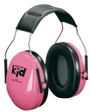 3M Peltor kid protezione dell'udito a capsula H510, rosa fluo/nero