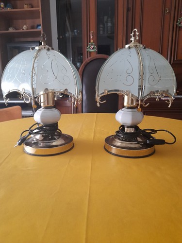 Coppia lampade abat jour - lampade, abat-jour