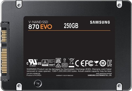 Samsung 870 evo 250gb - samsung, 2.5"