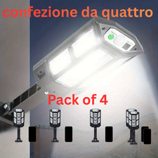 Set faretti solari led - set,