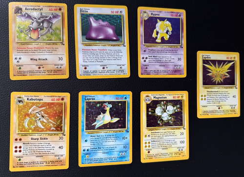 Carte pokemon fossil team - pokemon,