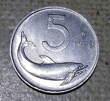 5 lire delfino 1979 Fdc Uncirculated 4 Pz Disponibili Scegli Tu La Quantità