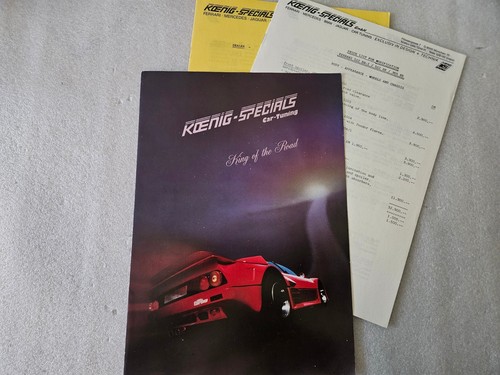 1985 brochure koenig - ≃,