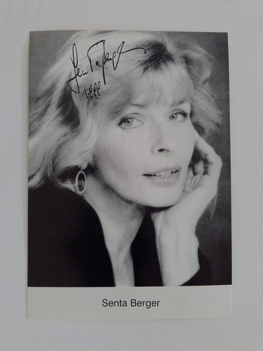 Senta berger autografo - berger,