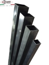 TUBOLARE BARRA QUADRATA SCATOLARE TUBO TUBOLARE IN FERRO GREZZO  da 3m O 6m