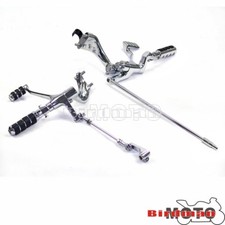 Kit comandi poggiapiedi avanti per Harley Sportster 883 1200 Custom