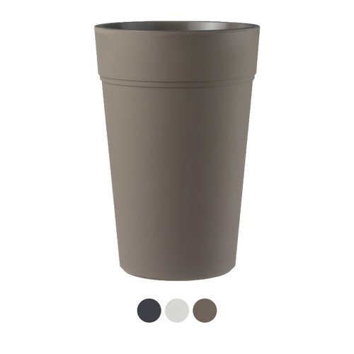 Vaso tondo vari colori - vaso,
