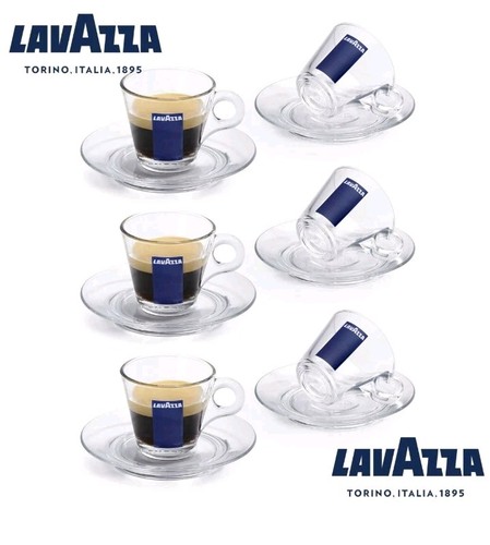 Bicchiere cappuccino lavazza - bicchiere,