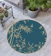 Tappeto gioco 3D fiori bambù