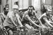 Poster Locandina Manifesto Ciclismo Cinema Vintage Bicicletta Fausto Coppi Totò