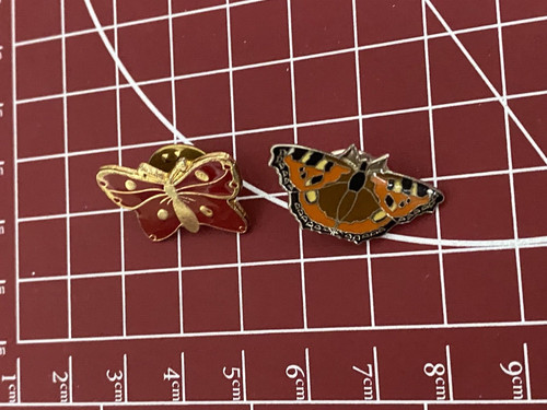 Buterfly enamel pin badges - 2,