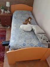 camera- stanza da letto arancio completa- stile moderno