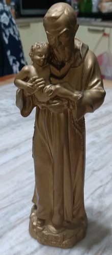 Statua padre pio in - cm,