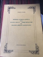 Memoria Storico Critica Sulla Societa DeiFF Liberi Muratori