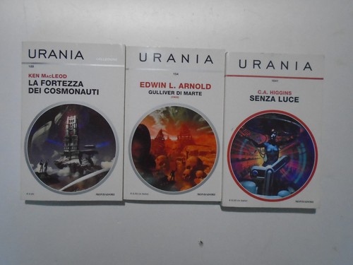 Lotto tre urania ultimi - di,