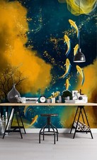 Carta da parati acquerello 3D