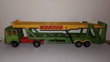 Majorette 3000 Saviem Renault car transporter bisarca