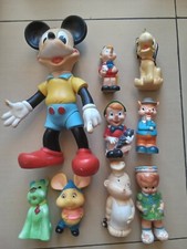 LEDRAPLASTIC TOYS VINTAGE LOTTO N.9 GOMMA RUBBER TOYS PUPAZZI IN GOMMA 1980 QUAL