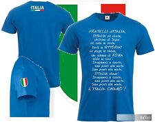 T Shirt Maglietta Printed Fratelli d'Italia Maglia Italia Inno Nazionale Uomo