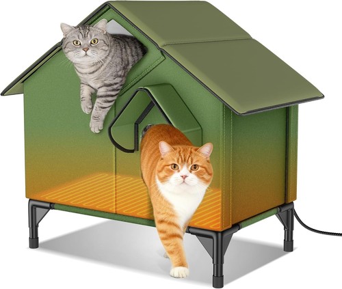 Cuccia per gatti isolata