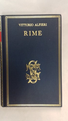 Alfieri rime biblioteca - alfieri,, rime,