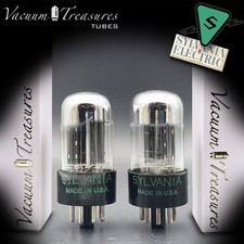 6SN7 GTB NOS SYLVANIA CHROME