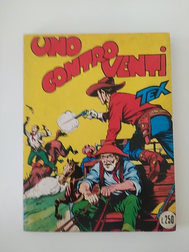 Tex uno contro venti lire - uno,