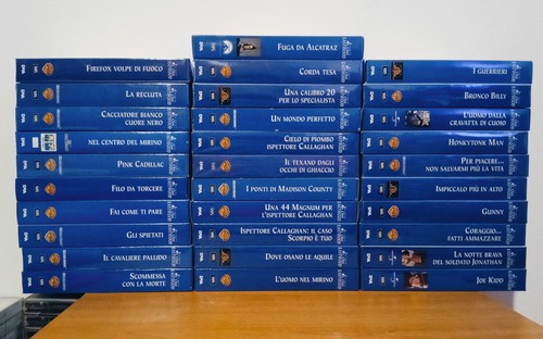 Collezione vhs clint eastwood - vhs,