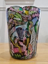 Vaso vintage in vetro di