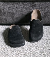 Betula Birkenstock House ciabatta Boston zoccolo nero scamosciato donna taglia 5 5,5