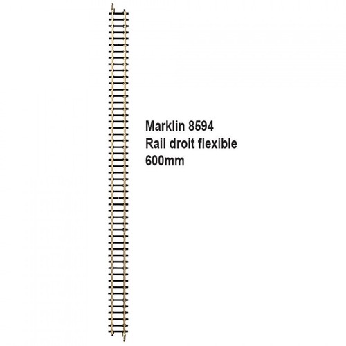 Rail droit flexible - ,, traverses