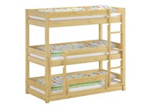 Letto a castello triplo per