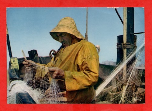 Pescatore che ripara sua - pescatore, la