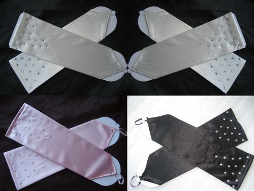 Guanti senza dita - in, raso