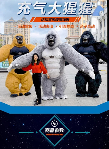 Costume mascotte gorilla