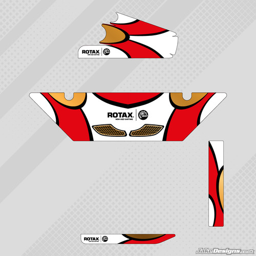 Racing kart kit adesivi - "dr,