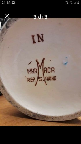 Bottiglia ceramica marmaca - in,