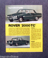 BG10 - Clipping-Ritaglio -1975- IMPRESSIONI DI GUIDA ROVER 2000 TC