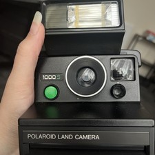 Polaroid Land Camera 1000s fotocamera nera istantanea SX-70 pellicola prende pellicola SX70