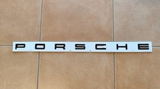 Scritta PORSCHE nera LUCIDA x