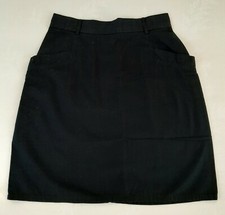 Gonna gonnellina tubino corto G.B. Pedrini cotone nero donna ragazza Taglia: 40