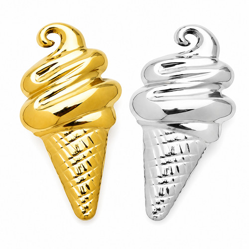 2pcs spilla cono gelato - cono,