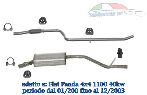 Asso kit marmitta centrale - marmitta, e