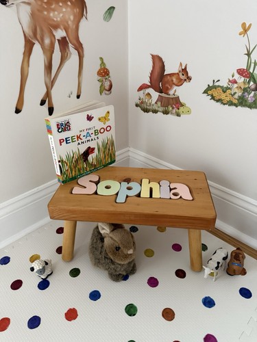 Puzzle sgabello bambini fatto