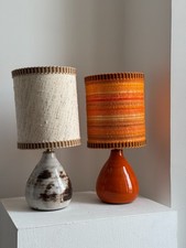 Paire de lampes en céramique