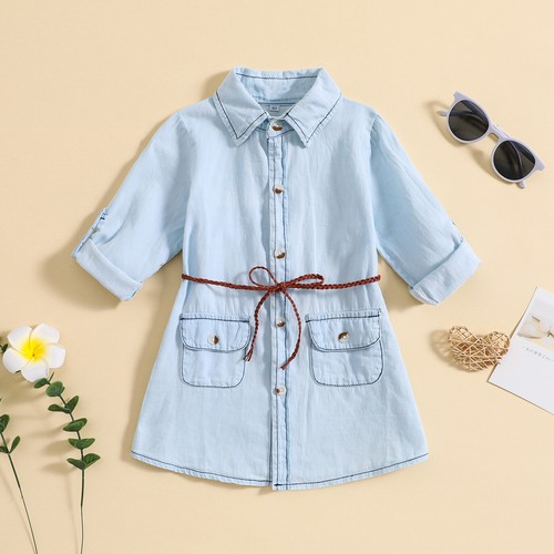 Mini abito lungo - mini, denim