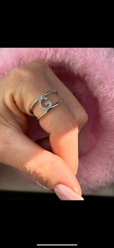 Anello donna lettera - anello,